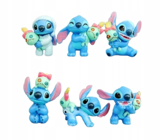 Sada 6 mini figúrok Lilo & Stitch STITCH FIGURKA